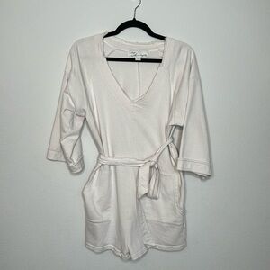 Vintage Havana jersey beach coverup romper